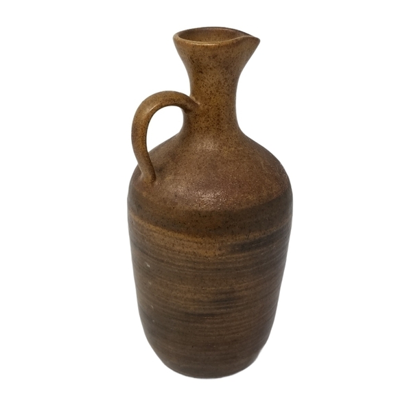 Pottery Jug Handle Spout Stoneware Marked M - Picture 16 of 16